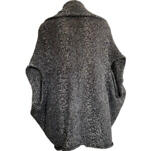 Tahari Women's Knit Open Front Cardigan Shawl Collar Sweater M